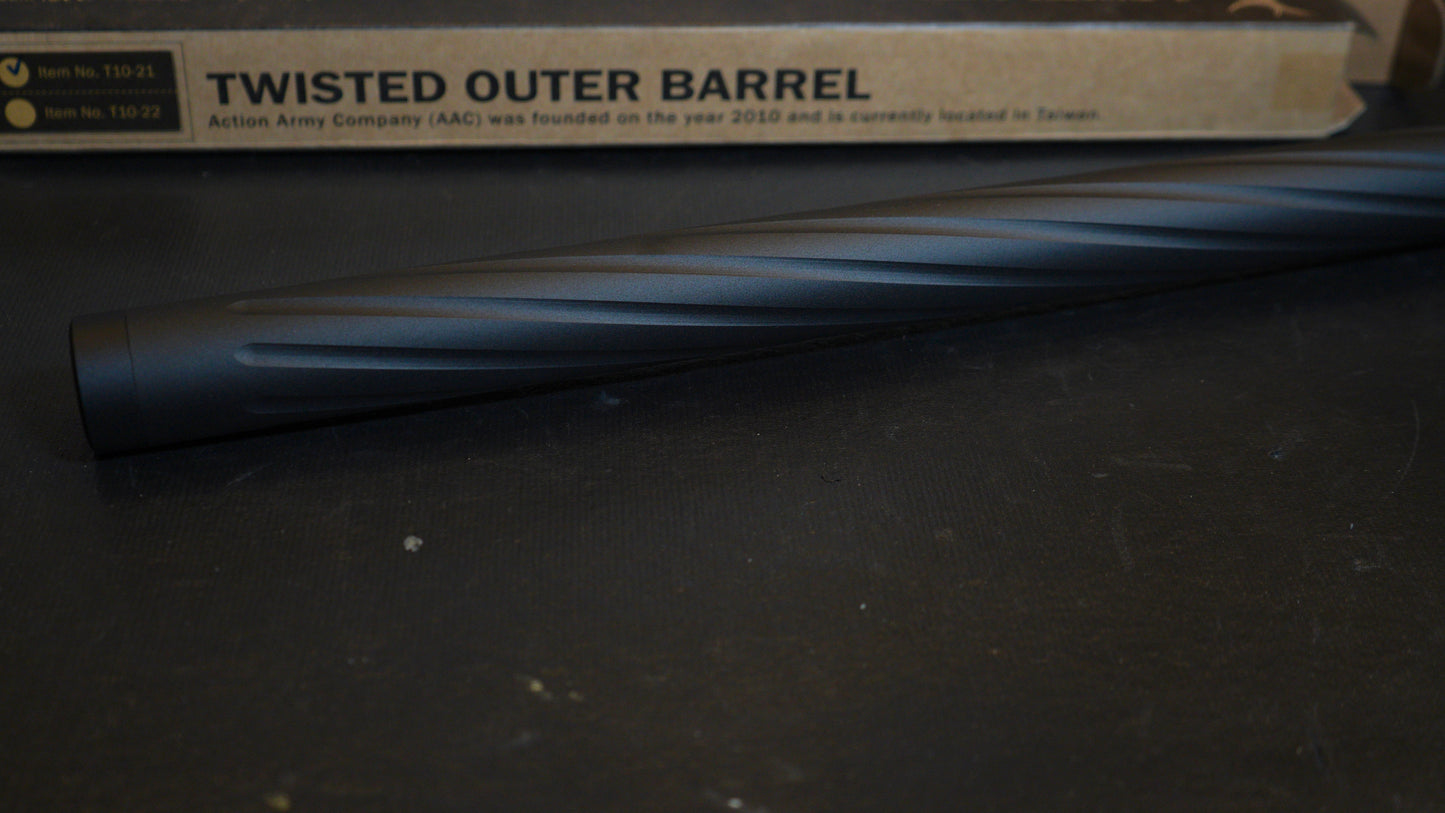 Action Army VSR-10 Twisted Outer Barrel 430mm