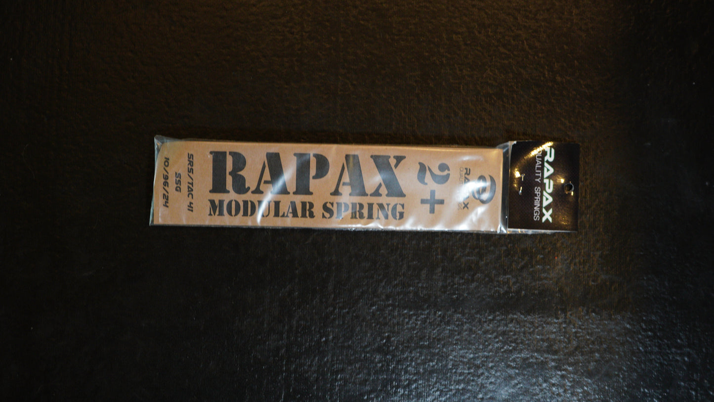 Rapax 13mm Spring 2+ Joules Modular Spring w/fps Adjuster Rings (VSR-10, SRS, Tac41, L96, SSG10, SSG96)