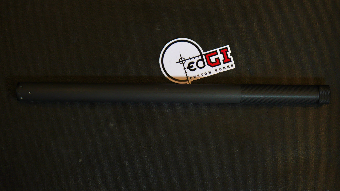 EdGi Custom Works SRS 16’ Carbon Fiber Outer Barrel w/14mm threads