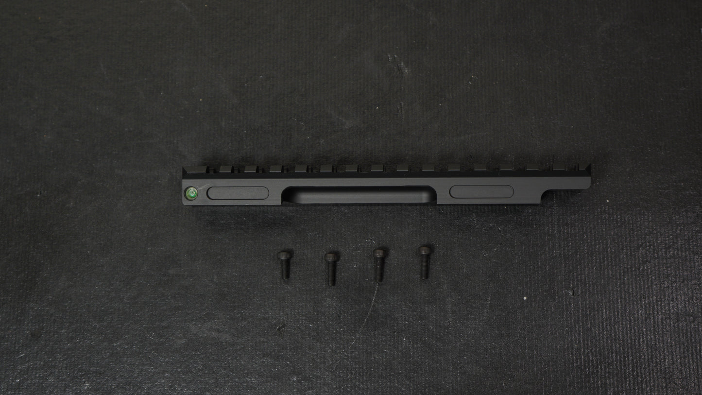 Maple Leaf Top Rail w/ Bubble Level for VSR-10 Bolt Action Sniper Rifle platforms - Green