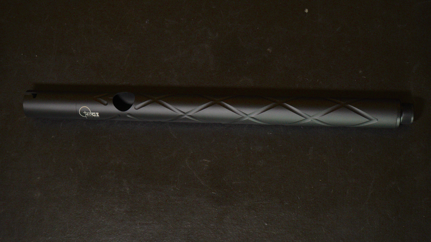 EdGi Custom Works TAC-41 330mm Outer Barrel Diamond cut w/thread adapter