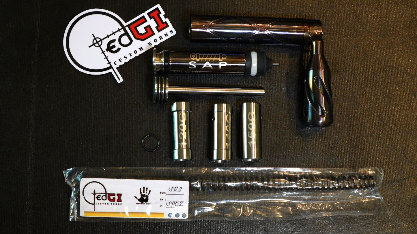 EdGi Custom Works Silverback SRS A1 / A2 Diamond Tuning Kit - Complete Set (Cylinder, SAP, Bolt Handle, 550fps Spring)