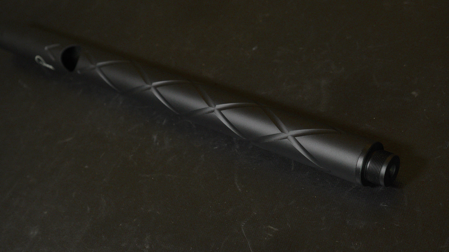 EdGi Custom Works TAC-41 330mm Outer Barrel Diamond cut w/thread adapter