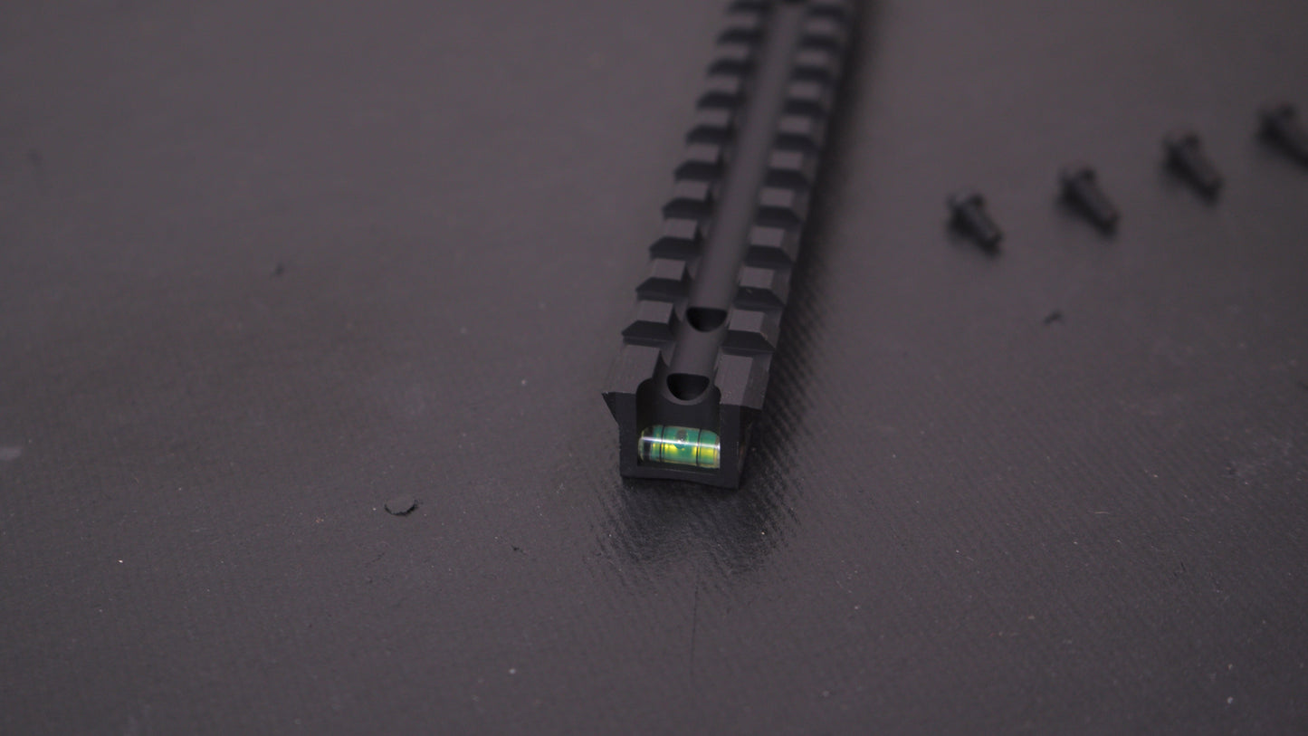 Maple Leaf Top Rail w/ Bubble Level for VSR-10 Bolt Action Sniper Rifle platforms - Green