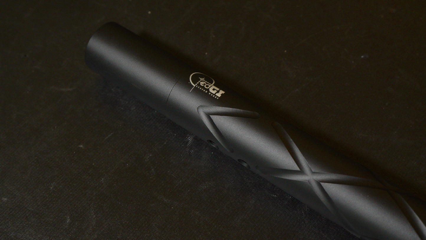 EdGi Custom Works TAC-41 330mm Outer Barrel Diamond cut w/thread adapter