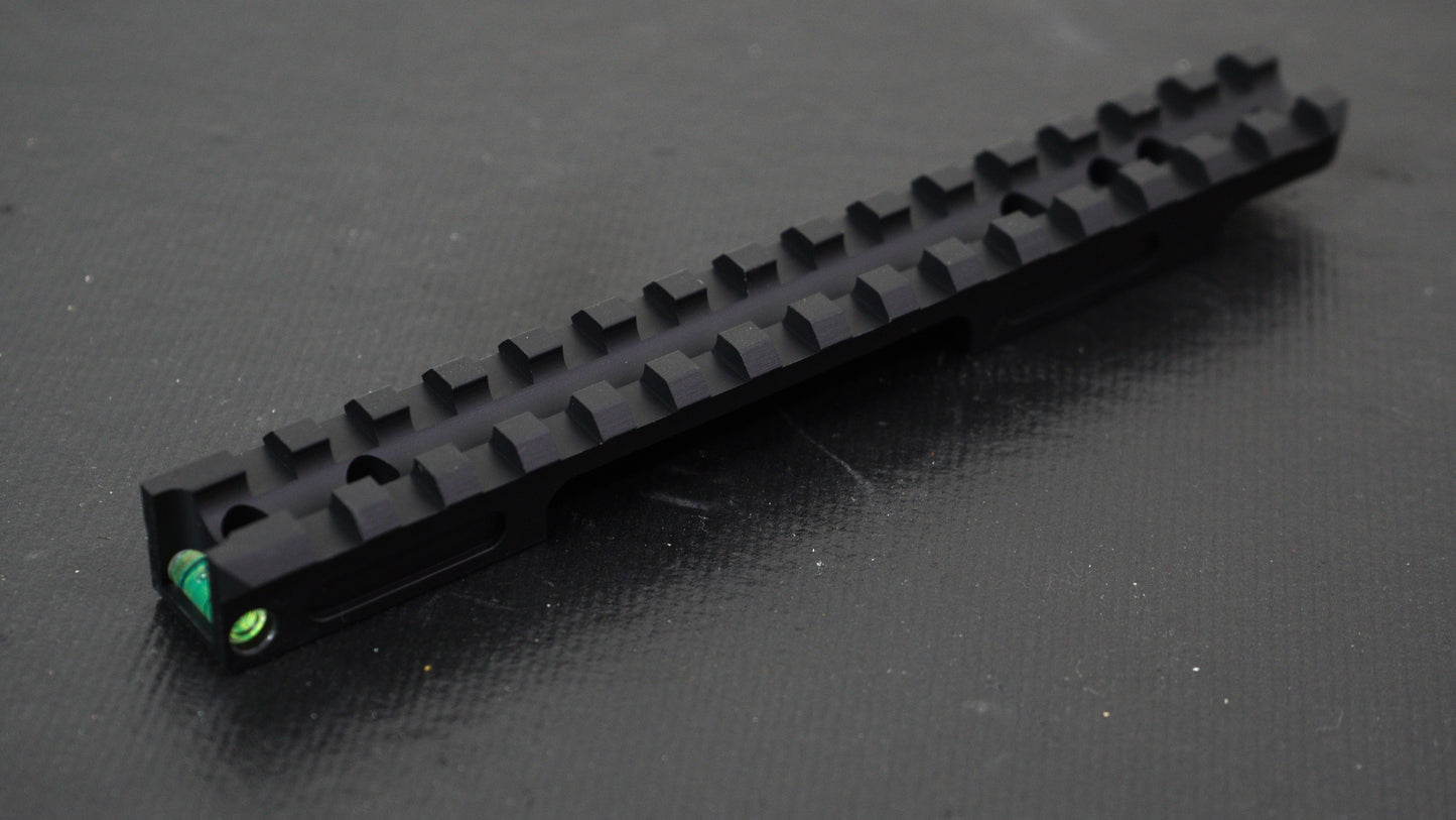 Maple Leaf Top Rail w/ Bubble Level for VSR-10 Bolt Action Sniper Rifle platforms - Green