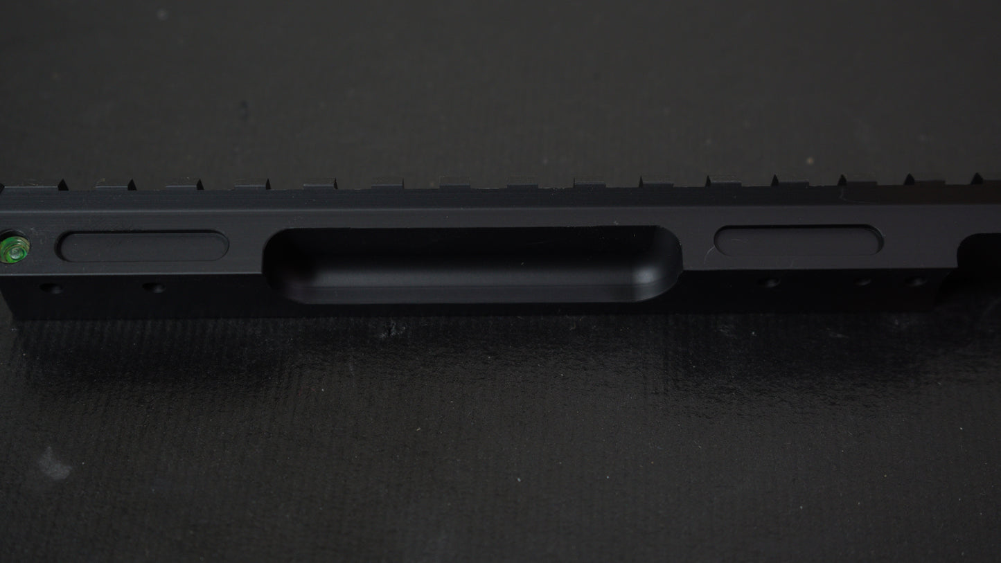 Maple Leaf Top Rail w/ Bubble Level for VSR-10 Bolt Action Sniper Rifle platforms - Green