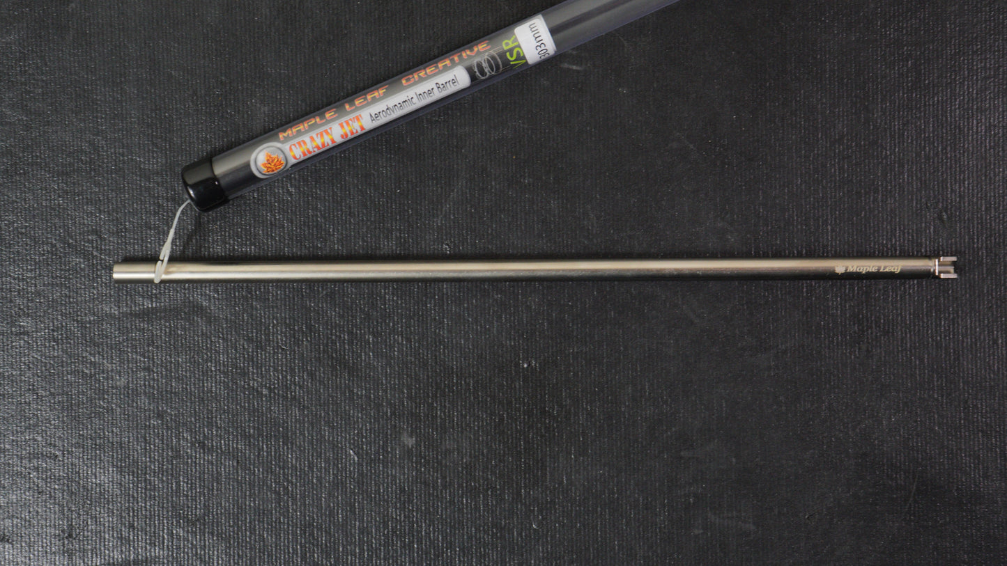 Maple Leaf VSR-10 Crazy Jet Stainless Steel 6.02 Inner Barrel 303mm (G-Spec ver.)
